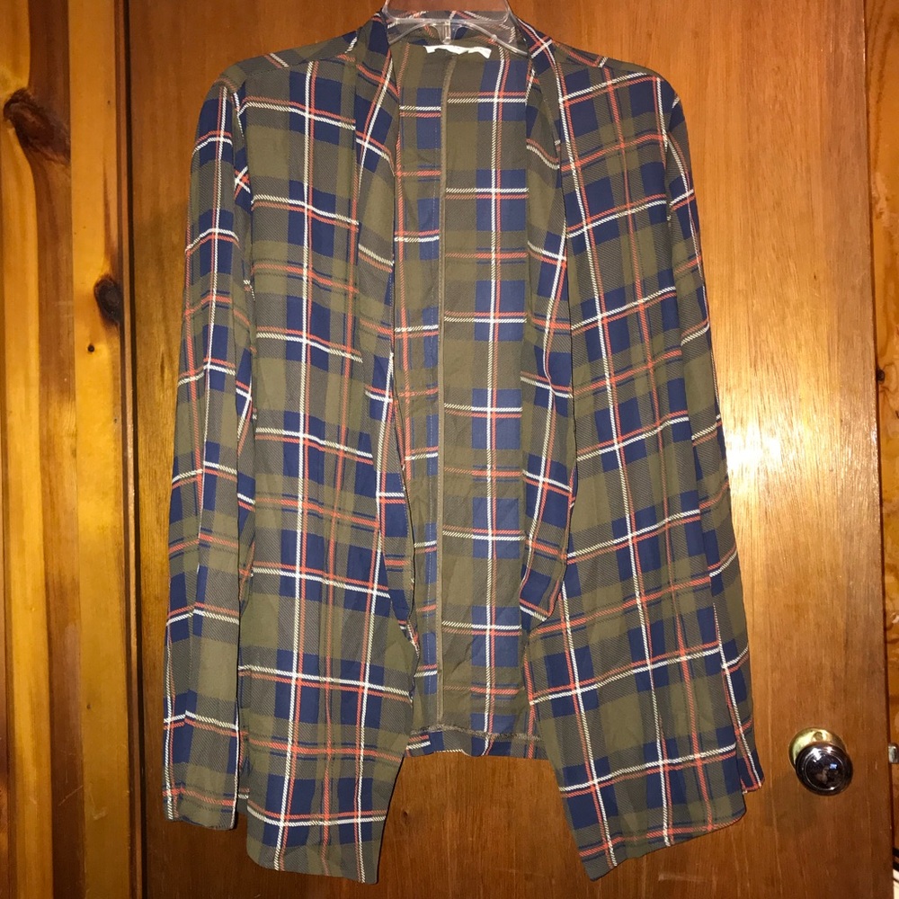 plaid blazer